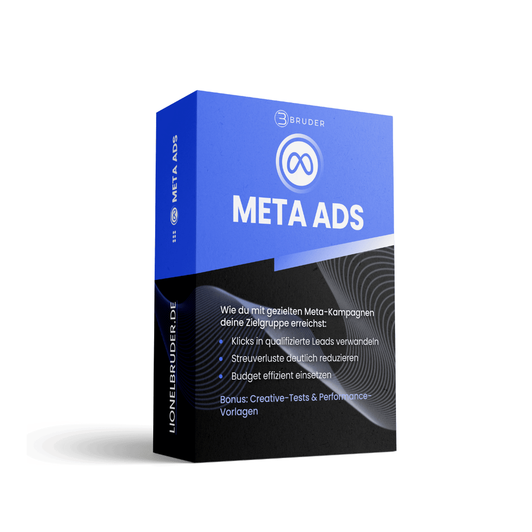 3D-Produktbox „Meta Ads“ für E-Commerce-Shops – strukturierte Meta-Kampagnen für mehr Leads, weniger Streuverluste und effizienten Budgeteinsatz.